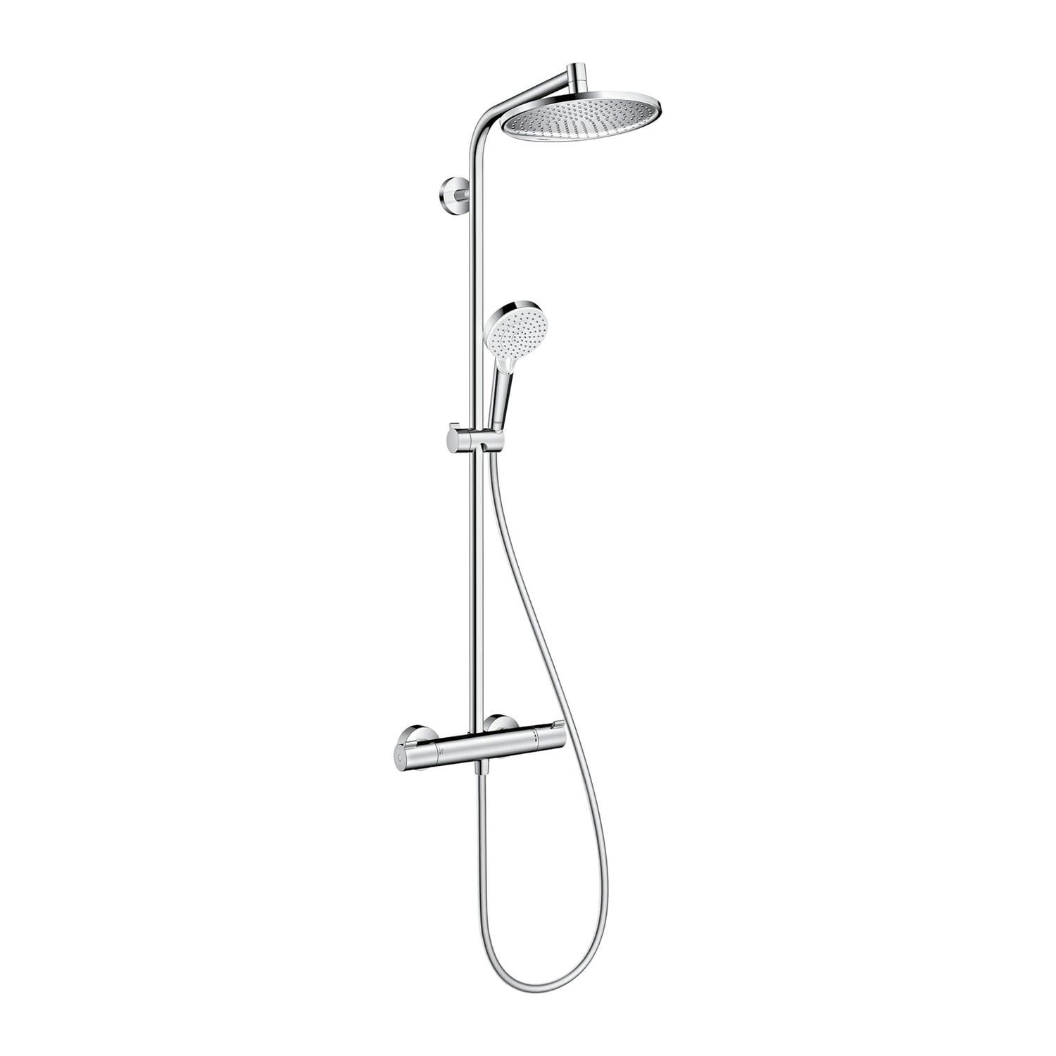 HANSGROHE Colonne de douche 240 1 jet Crometta EcoSmart avec mitigeur thermostatique 27268000