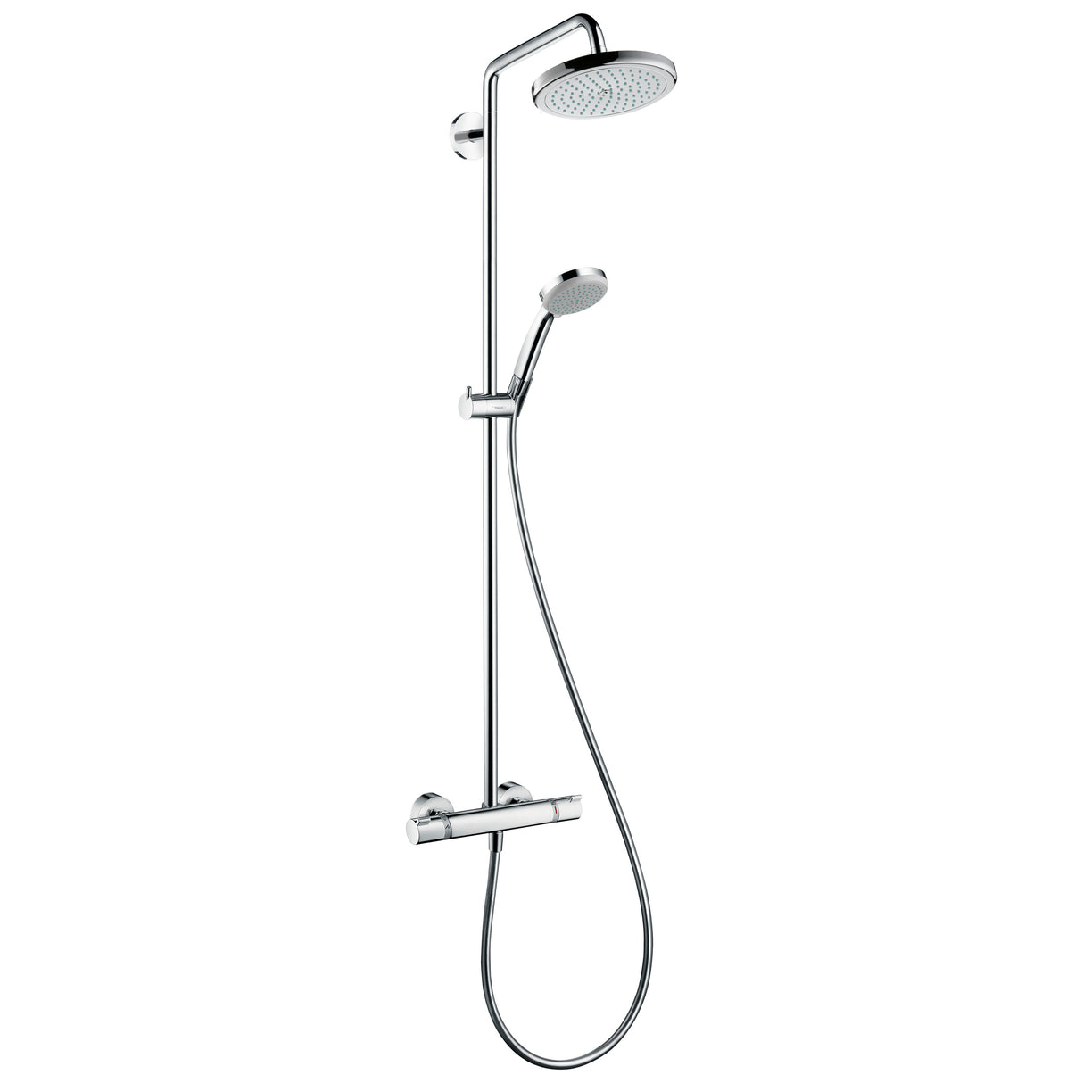 HANSGROHE Colonne de douche 220 1 jet Croma EcoSmart avec mitigeur thermostatique 27188000