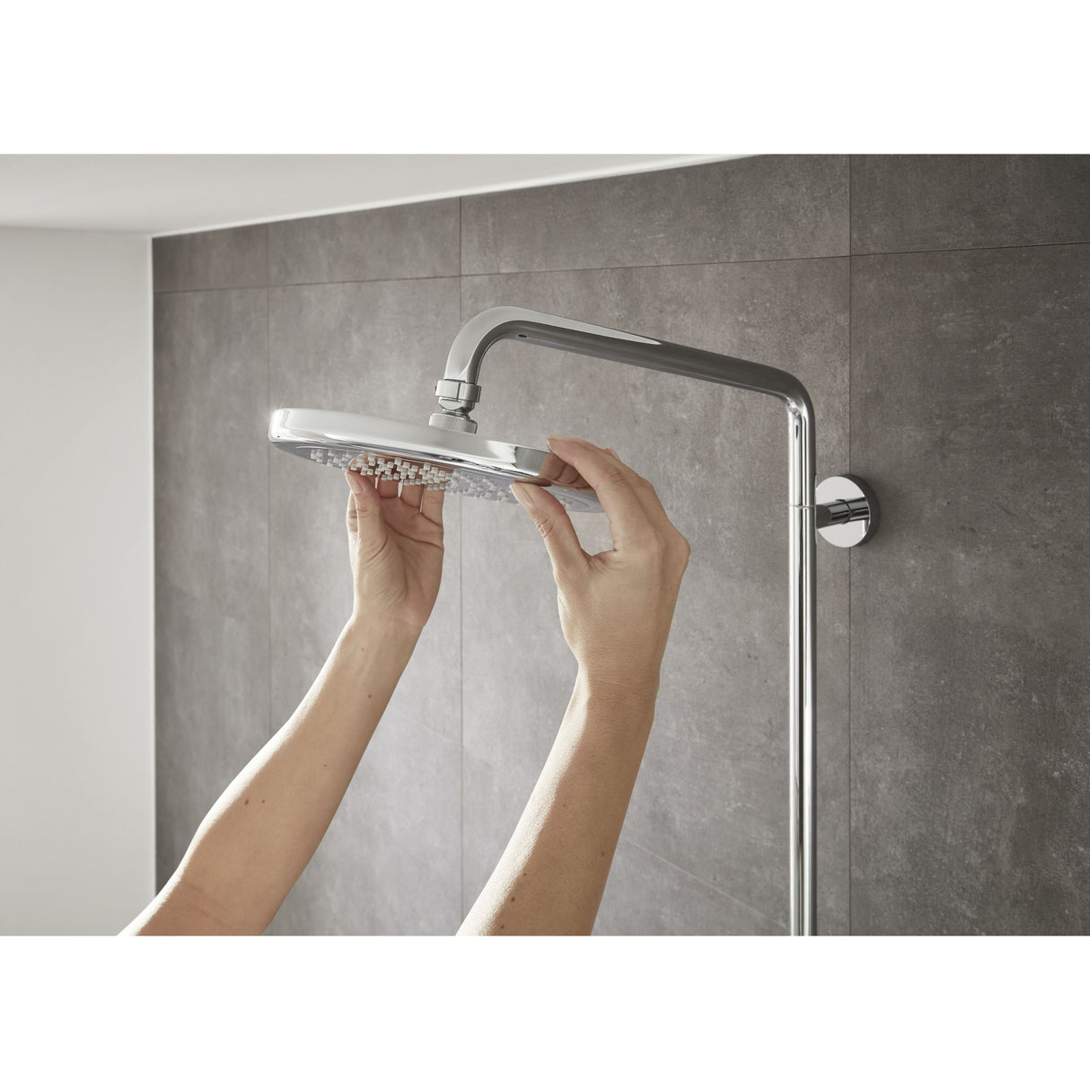 HANSGROHE Colonne de douche 220 1 jet Croma EcoSmart avec mitigeur thermostatique 27188000