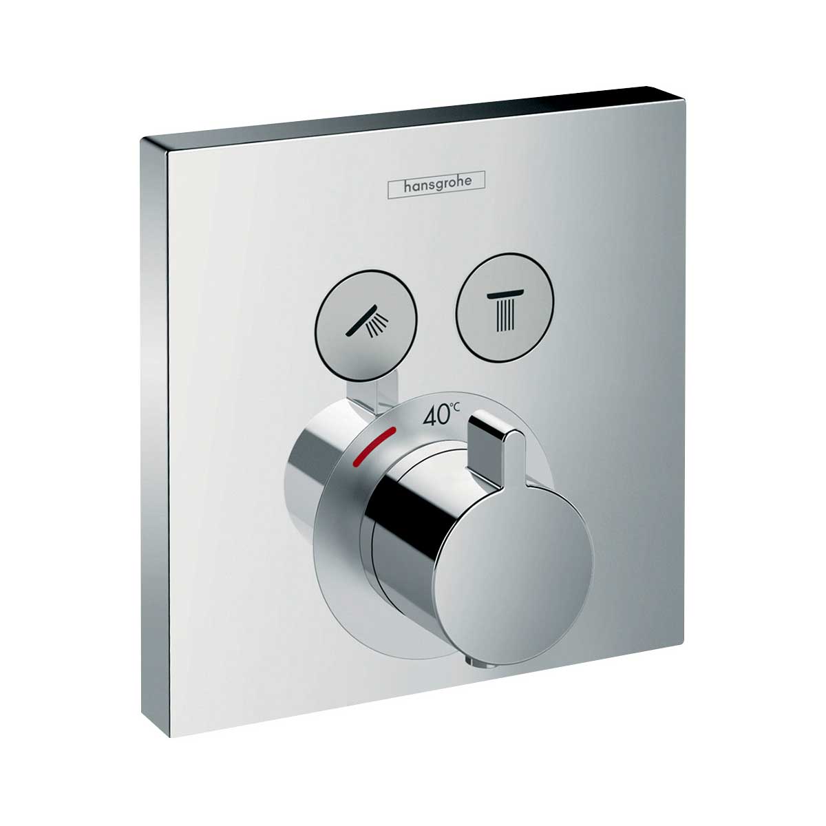 HANSGROHE Set de finition pour mitigeur thermostatique ShowerSelect encastré 15763000