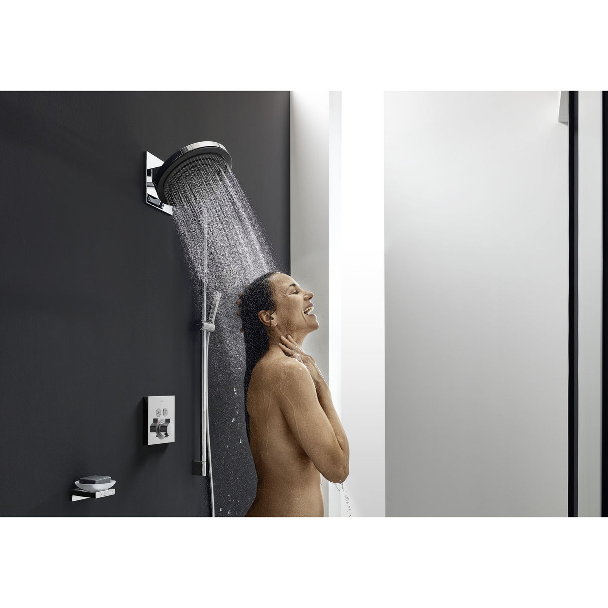 HANSGROHE Set de finition pour mitigeur thermostatique ShowerSelect encastré 15763000