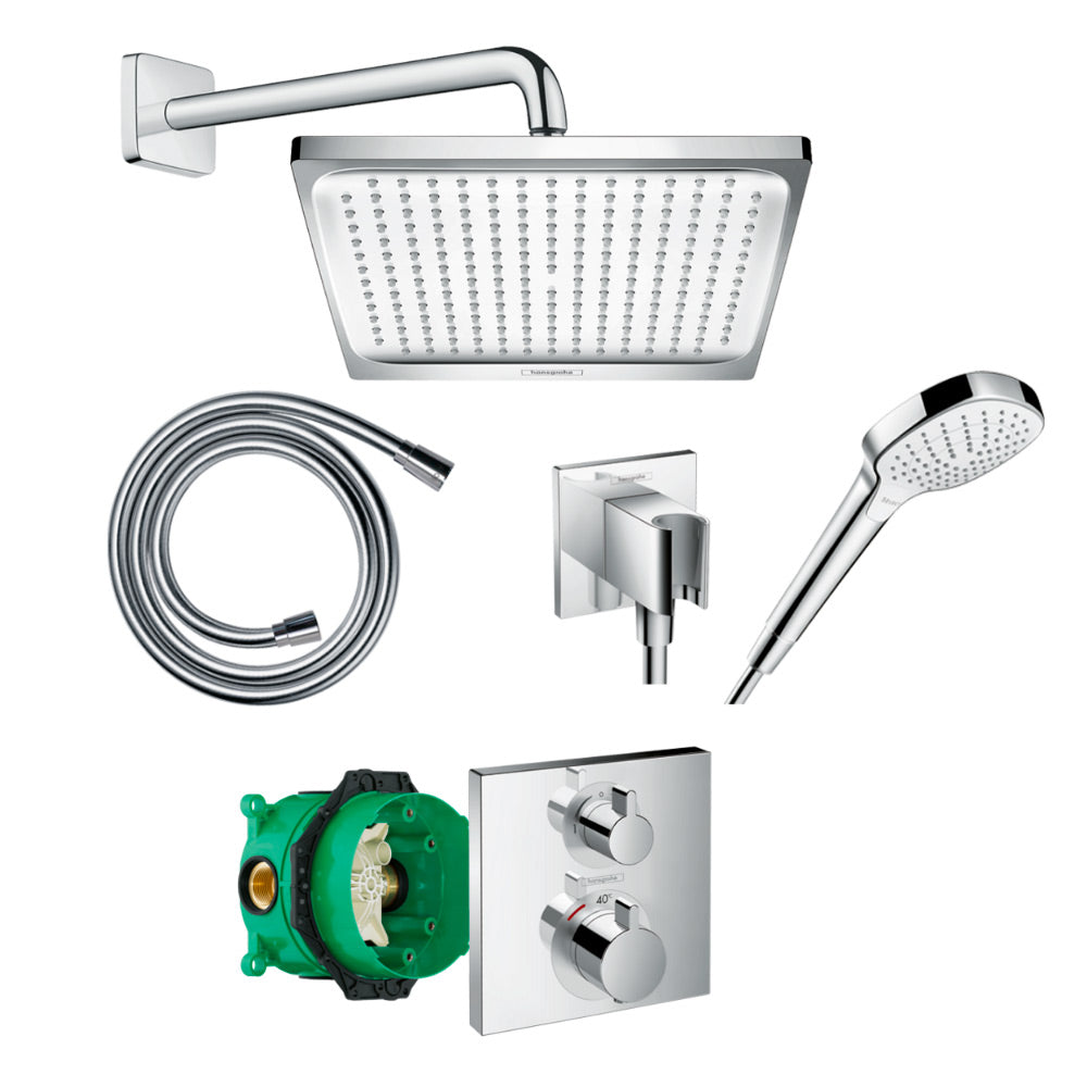 HANSGROHE Pack encastré Crometta E avec mitigeur thermostatique Ecostat Square 26998000