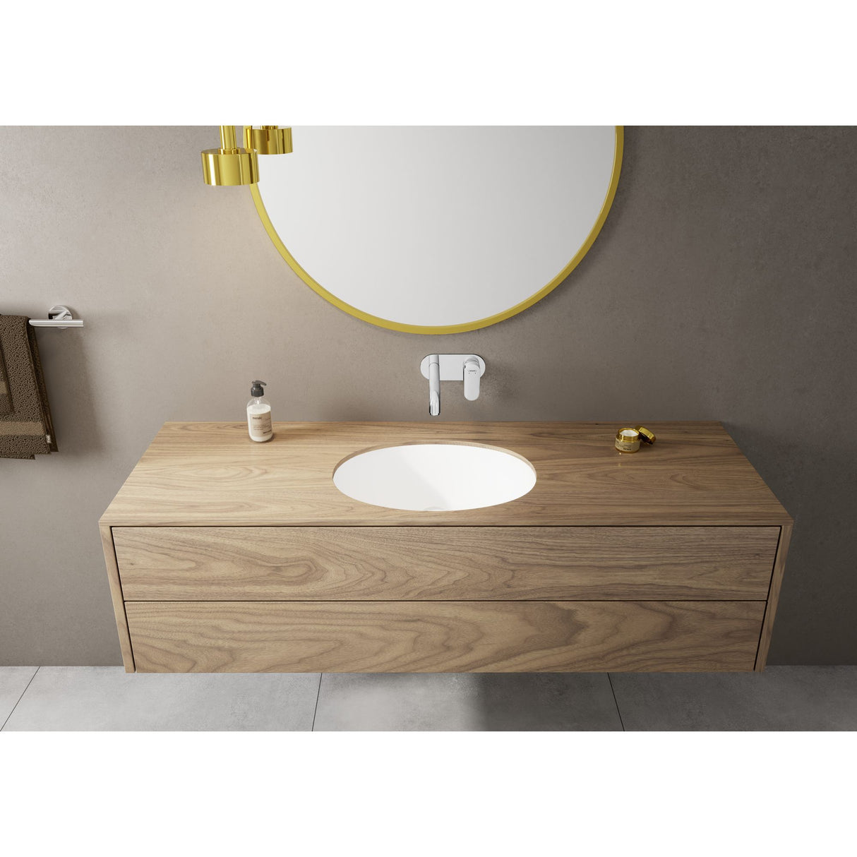 HANSGROHE Mitigeur de lavabo encastré mural Vernis Blend