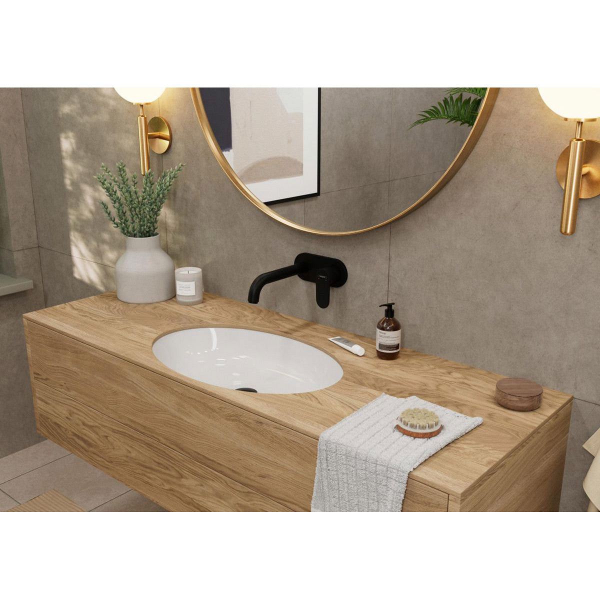 HANSGROHE Mitigeur de lavabo encastré mural Vernis Blend