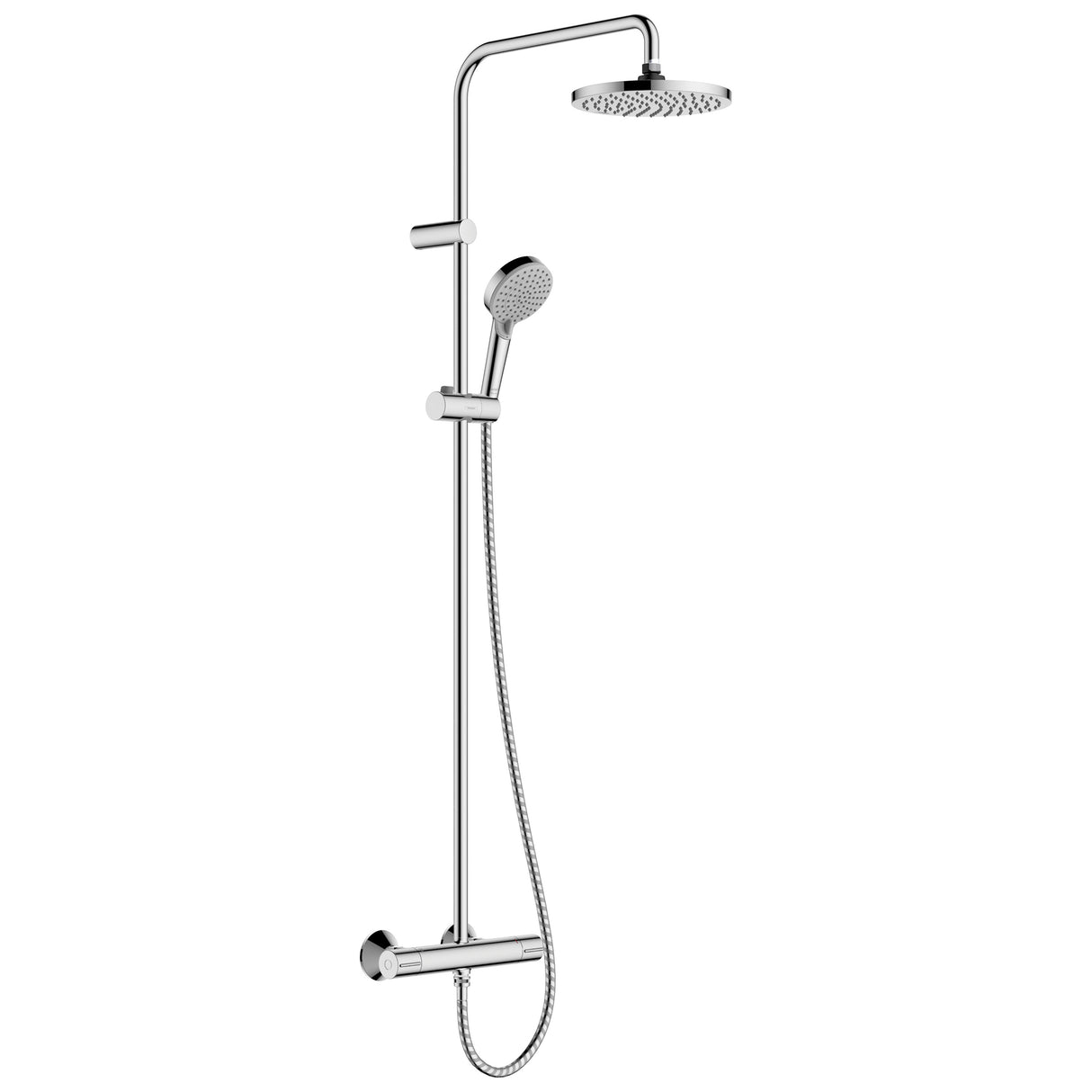 HANSGROHE Colonne de douche 200 1 jet Vernis Blend Ecosmart avec mitigeur thermostat 26089000