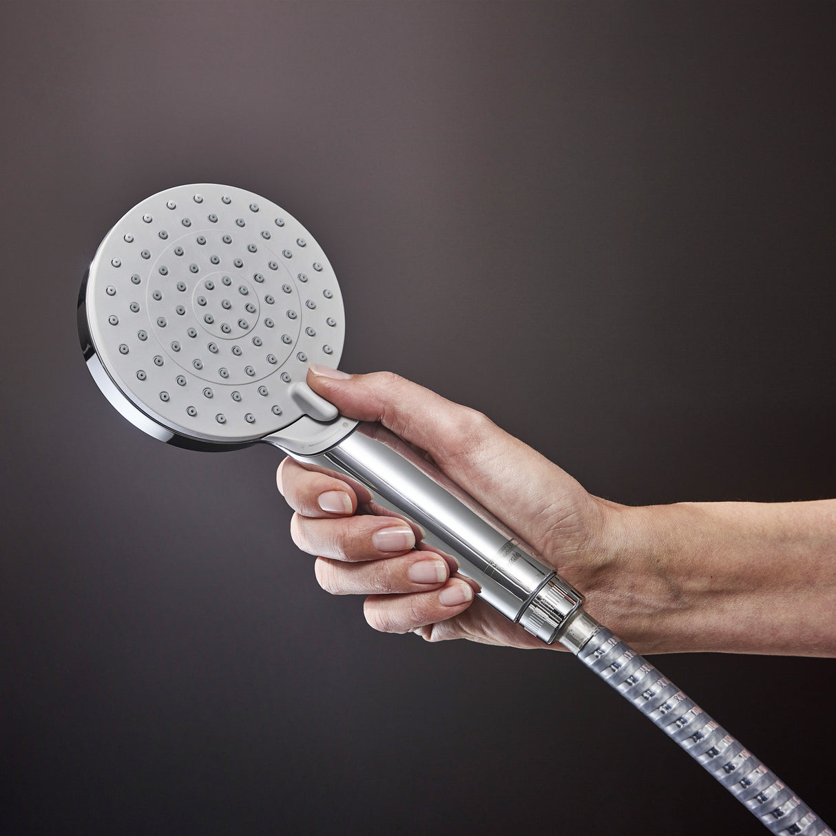 HANSGROHE Colonne de douche 200 1 jet Vernis Blend Ecosmart avec mitigeur thermostat 26089000