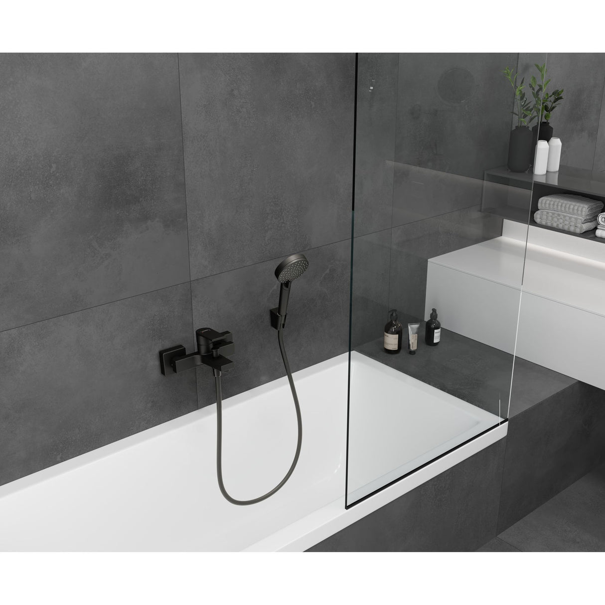 HANSGROHE Mitigeur de bain-douche mural Vernis Shape