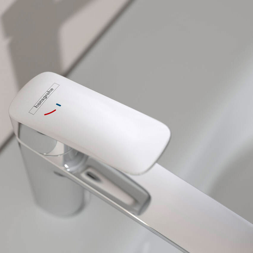 HANSGROHE Mitigeur de lavabo 110 Logis Fine CoolStart avec tirette et vidage 71254000