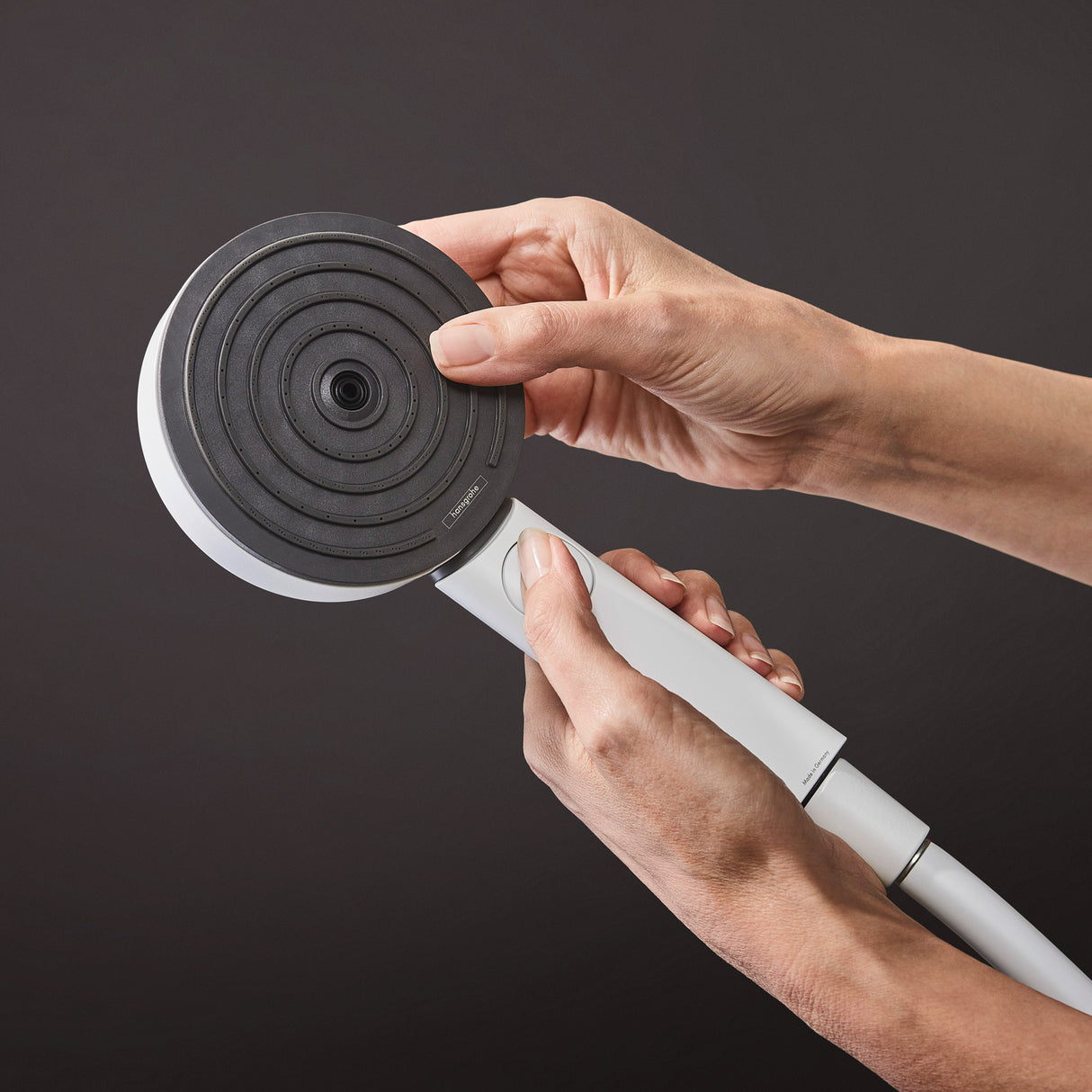 HANSGROHE Ensemble support mural et douchette 150 3 jets Pulsify Select S avec flexible de douche 160 cm 24303700