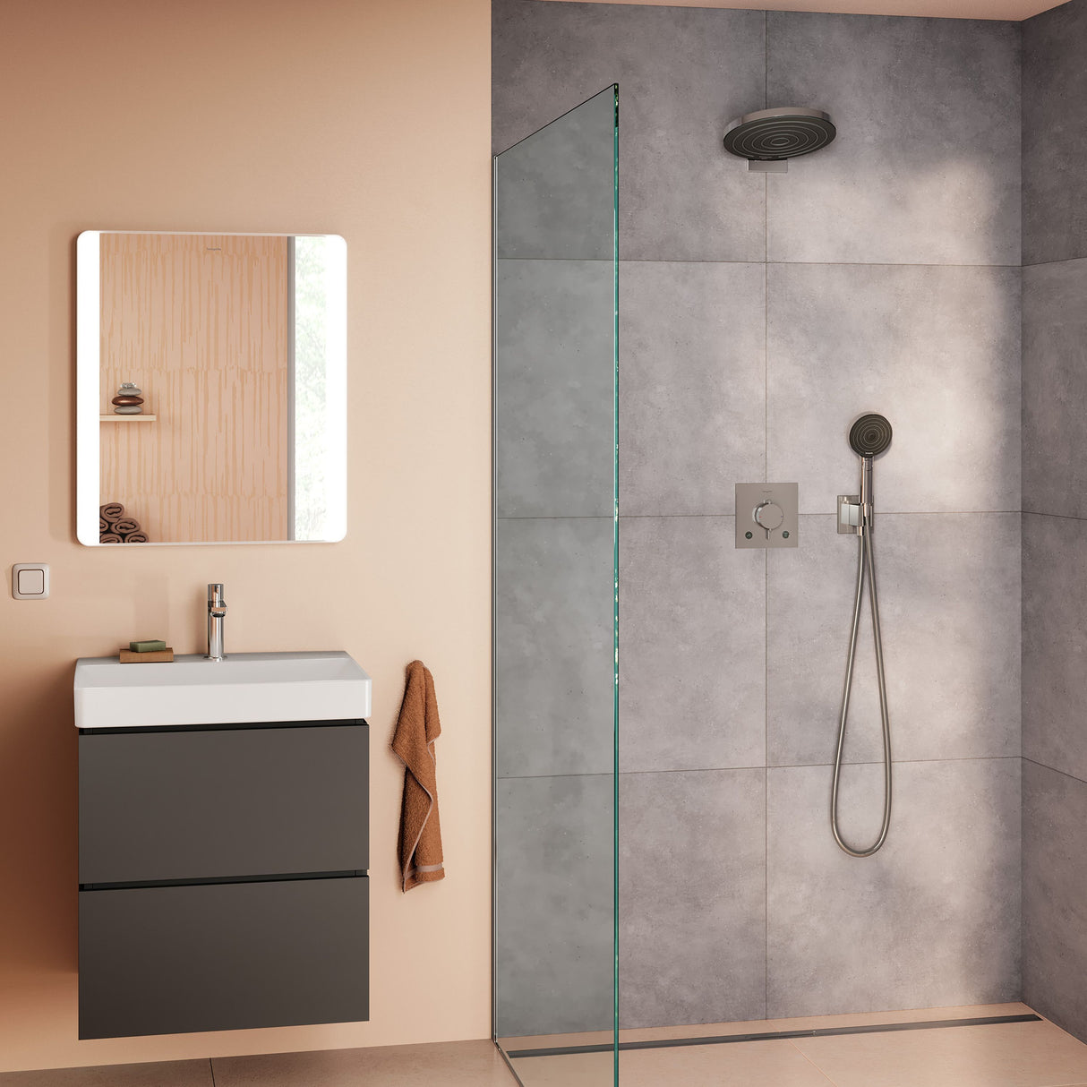 HANSGROHE Bras mural pour douche de tête Pulsify chromé 24149000