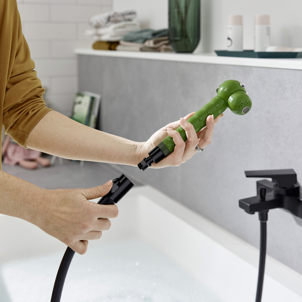 HANSGROHE Douchette à main enfant 2 jets Jocolino Crocodile 28788570