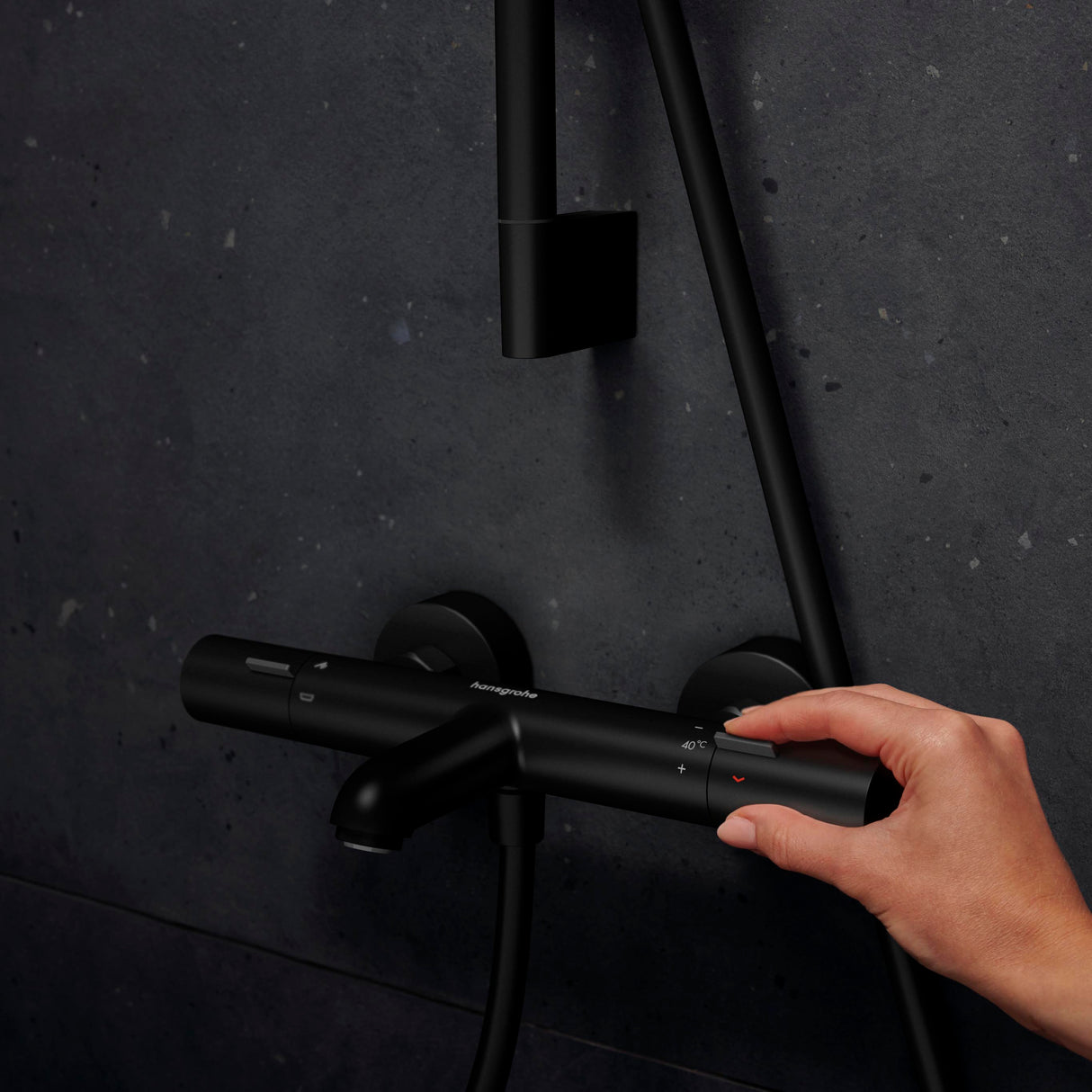 HANSGROHE Mitigeur de bain-douche Ecostat Fine C3