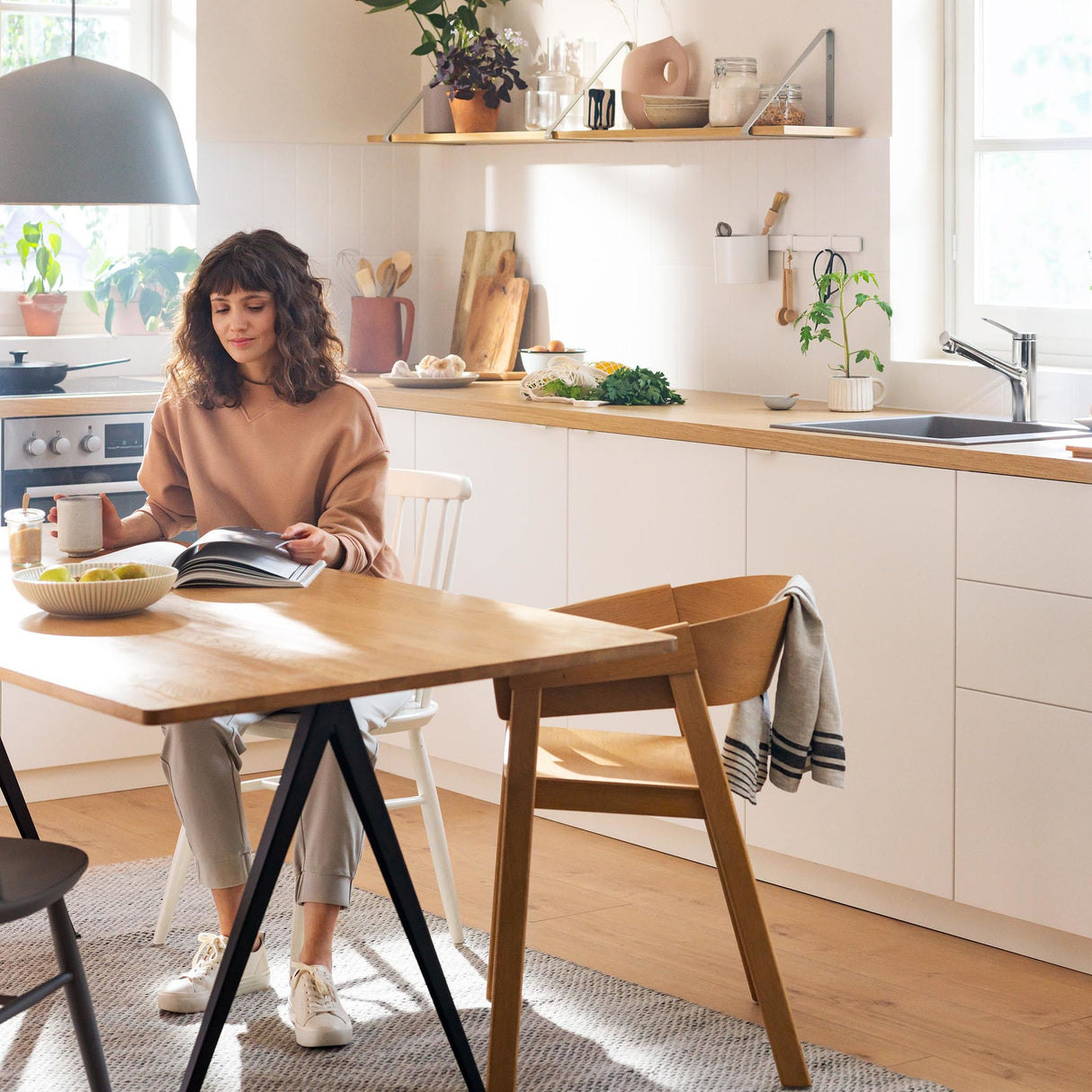 HANSGROHE Mitigeur de cuisine 150 2 jets Zesis avec douchette extractible