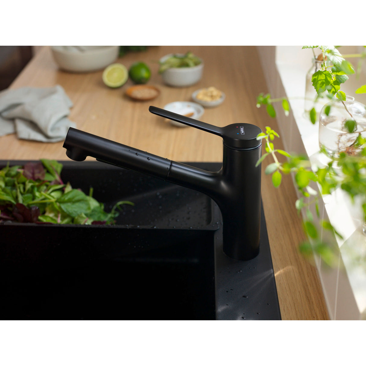 HANSGROHE Mitigeur de cuisine 150 2 jets Zesis avec douchette extractible