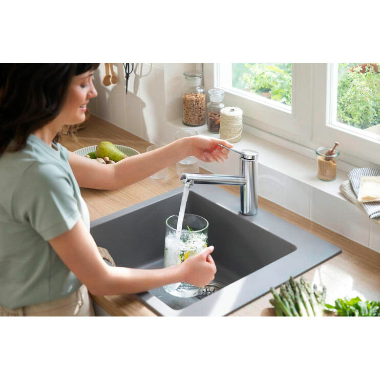 HANSGROHE Mitigeur de cuisine 150 1 jet Zesis EcoSmart 74813000