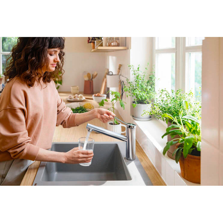 HANSGROHE Mitigeur de cuisine 150 1 jet Zesis EcoSmart 74813000