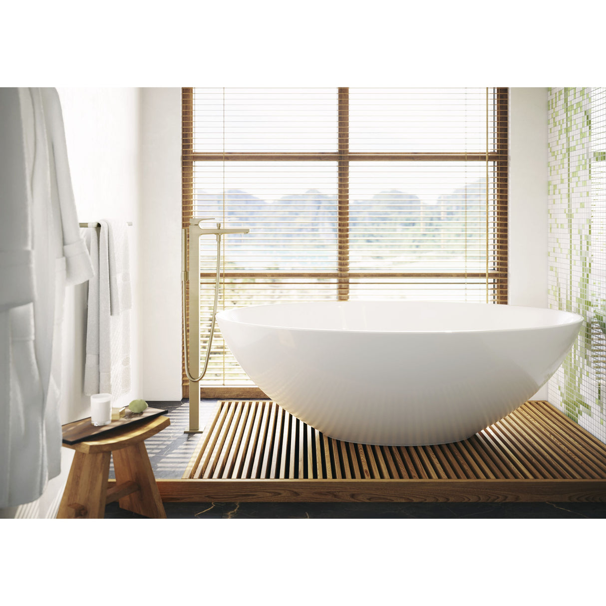 HANSGROHE Porte serviette 648mm AddStoris