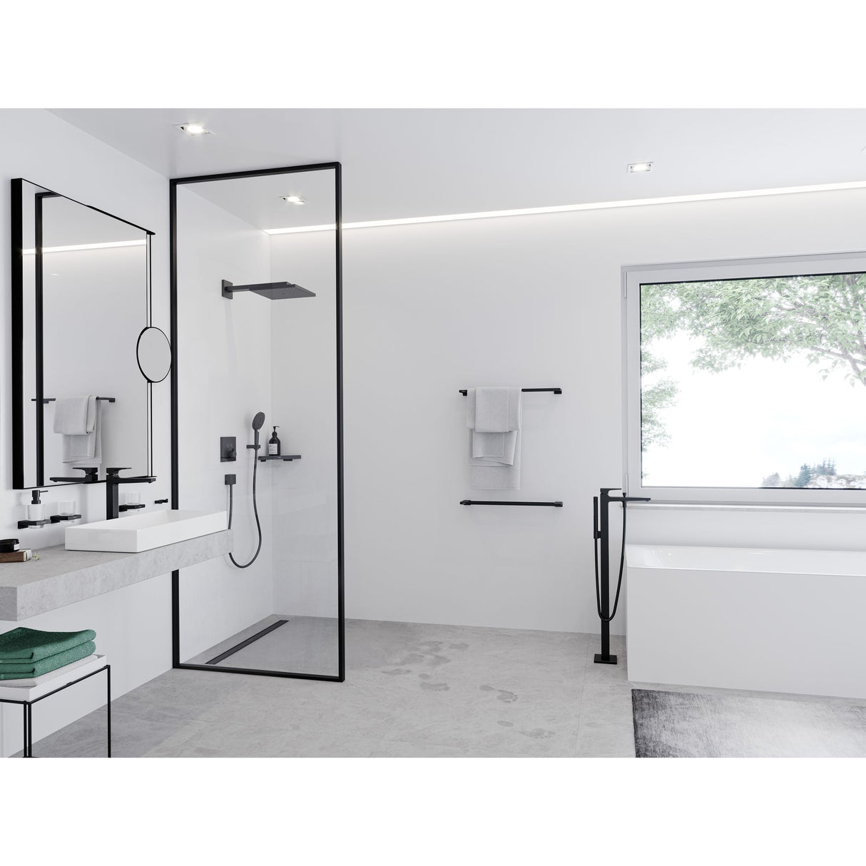HANSGROHE Tablette d'angle AddStoris