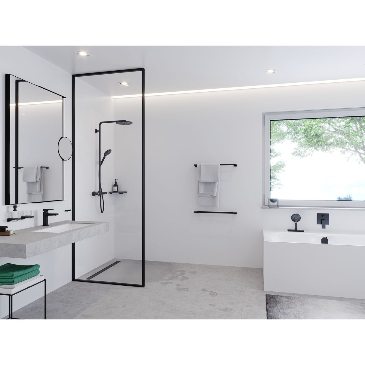 HANSGROHE Tablette d'angle AddStoris