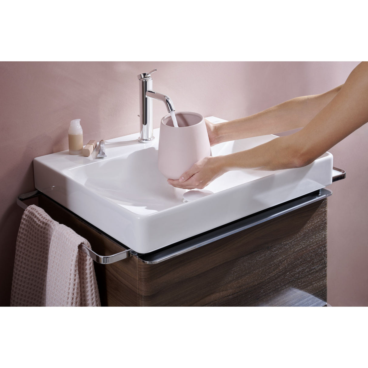 HANSGROHE Mitigeur de lavabo 110 Tecturis S Coolstart avec tirette et vidage 73314000