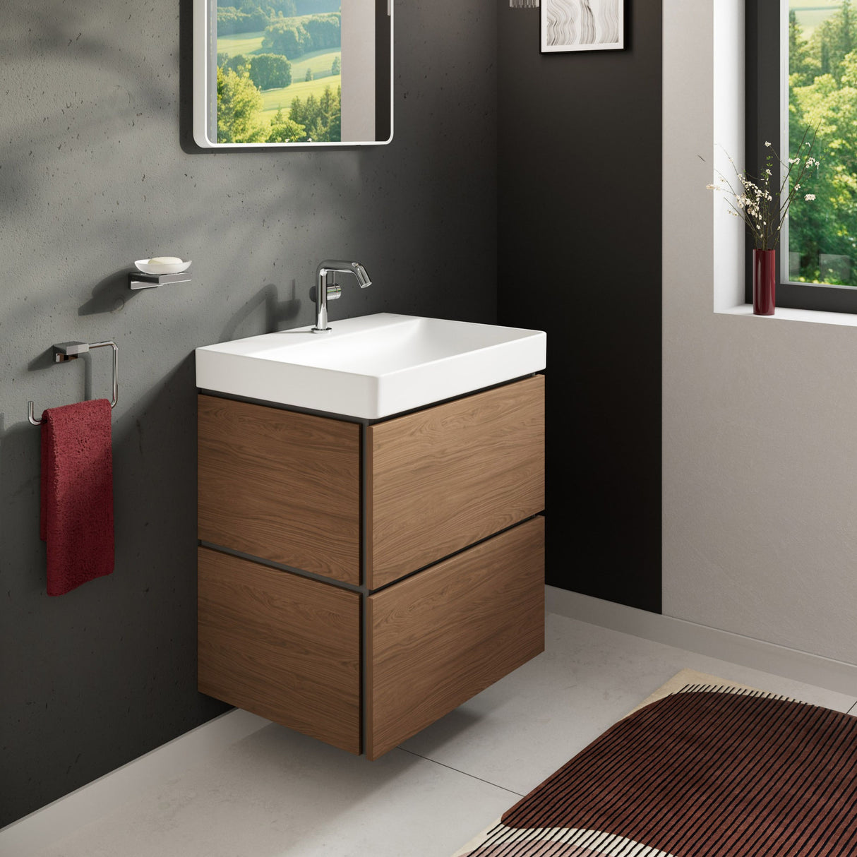 HANSGROHE Mitigeur de lavabo 110 Tecturis S Fine Coolstart avec vidage push-open