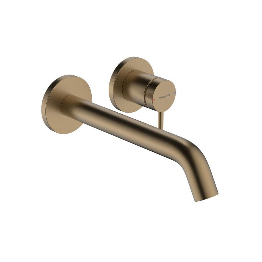 HANSGROHE Mitigeur de lavabo Tecturis S mural bec avec vidage écoulement libre