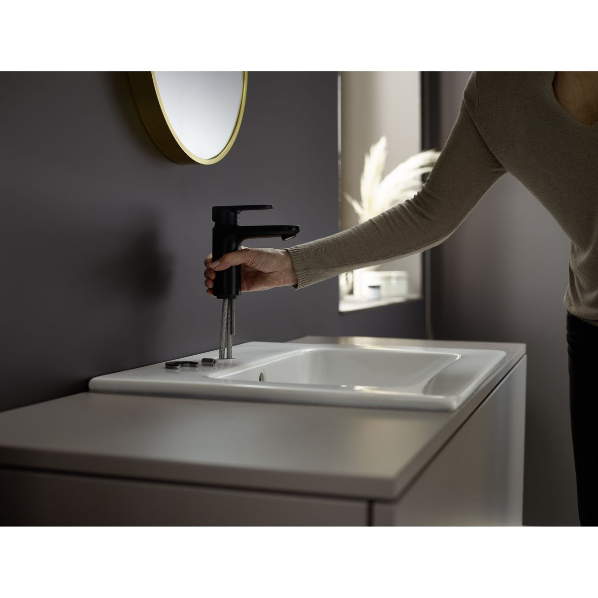 HANSGROHE Mitigeur de lavabo 100 Vernis Blend sans tirette ni vidage 71580670