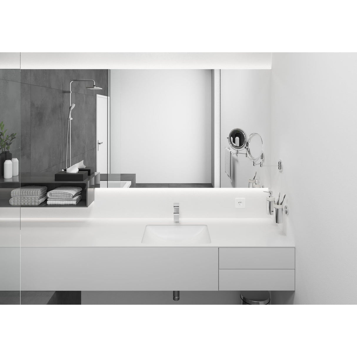 HANSGROHE Mitigeur de lavabo 100 Vernis Shape sans tirette ni vidage 71569000