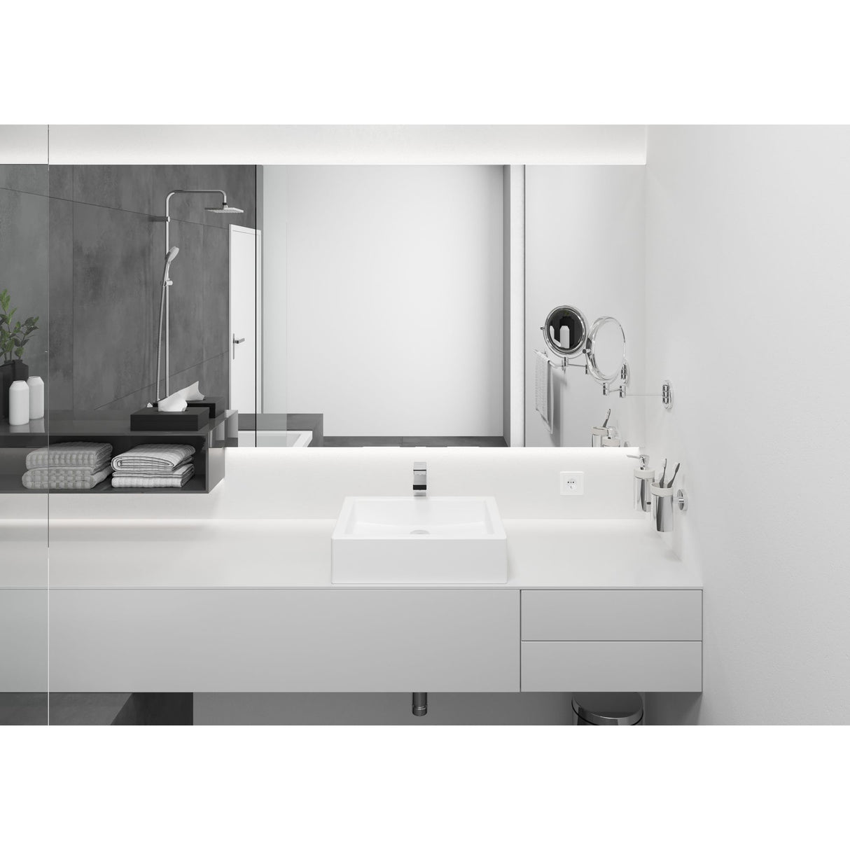 HANSGROHE Mitigeur de lavabo 190 Vernis Shape avec tirette et vidage 71590000