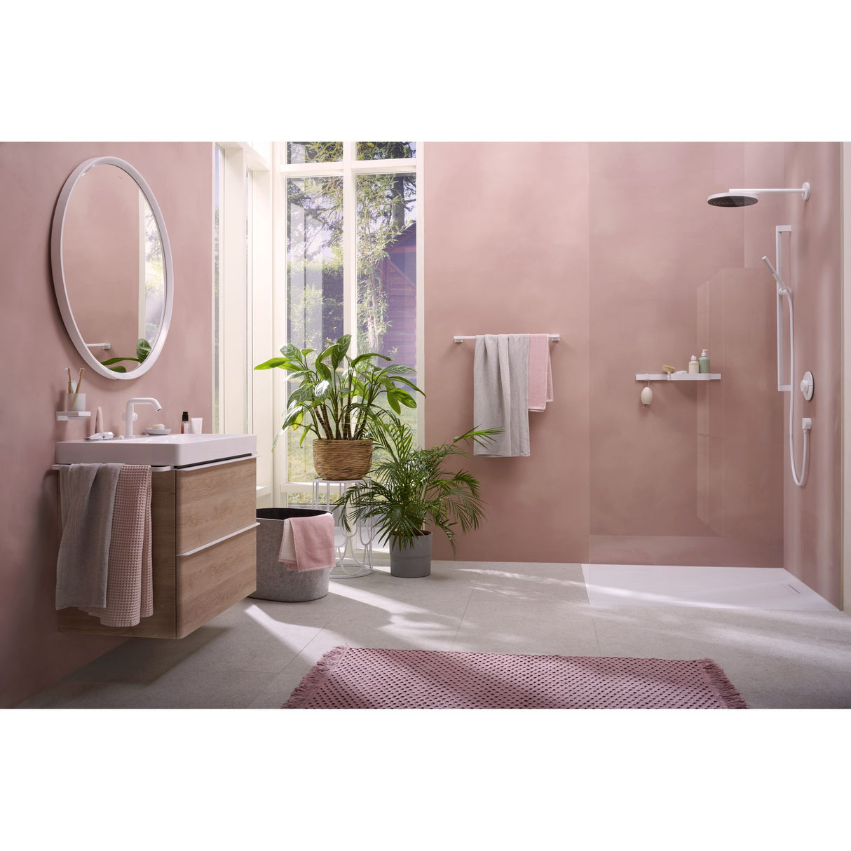 HANSGROHE Ensemble d'accessoires WallStoris pour la douche