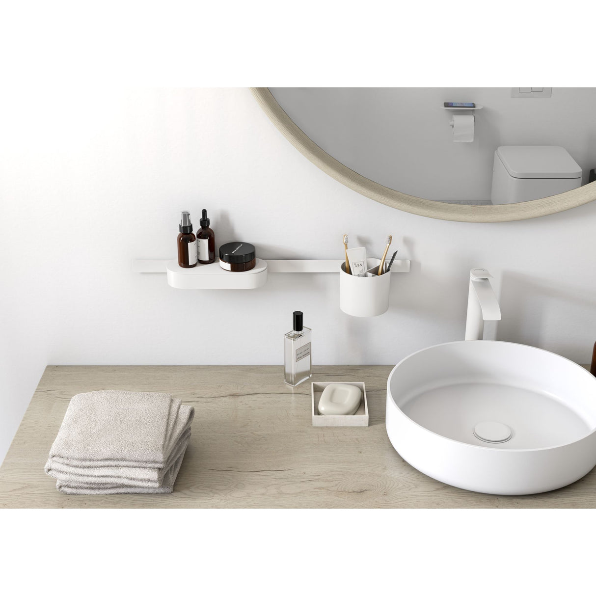 HANSGROHE Ensemble d'accessoires WallStoris pour la salle de bains