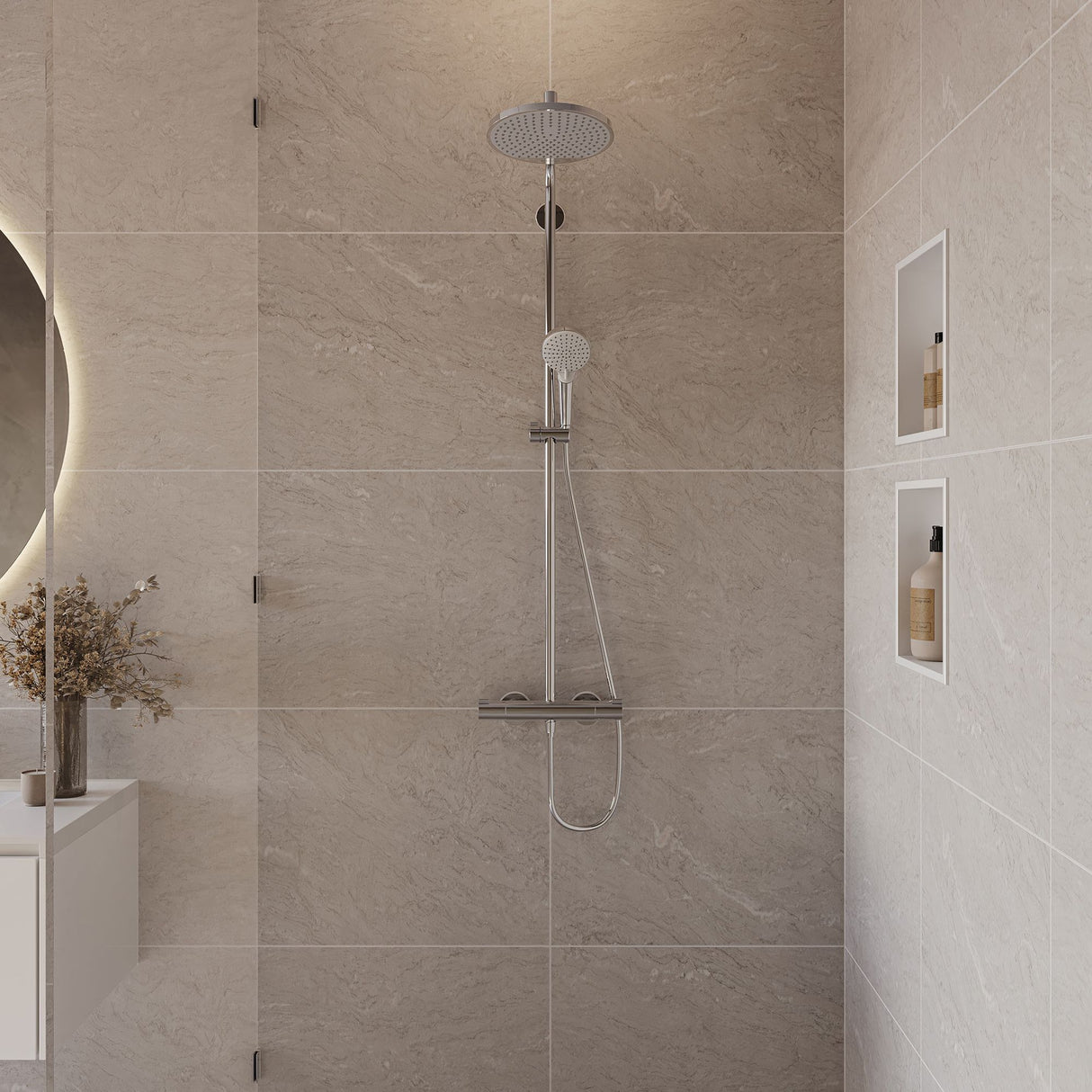 HANSGROHE niche murale avec cadre intégré XtraStoris Original