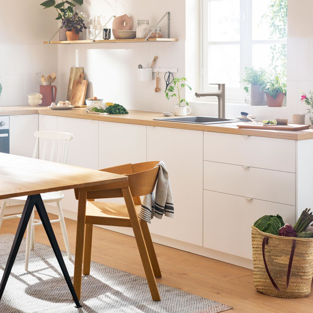 HANSGROHE Mitigeur de cuisine 160 2 jets Zesis M33 avec douchette extractible