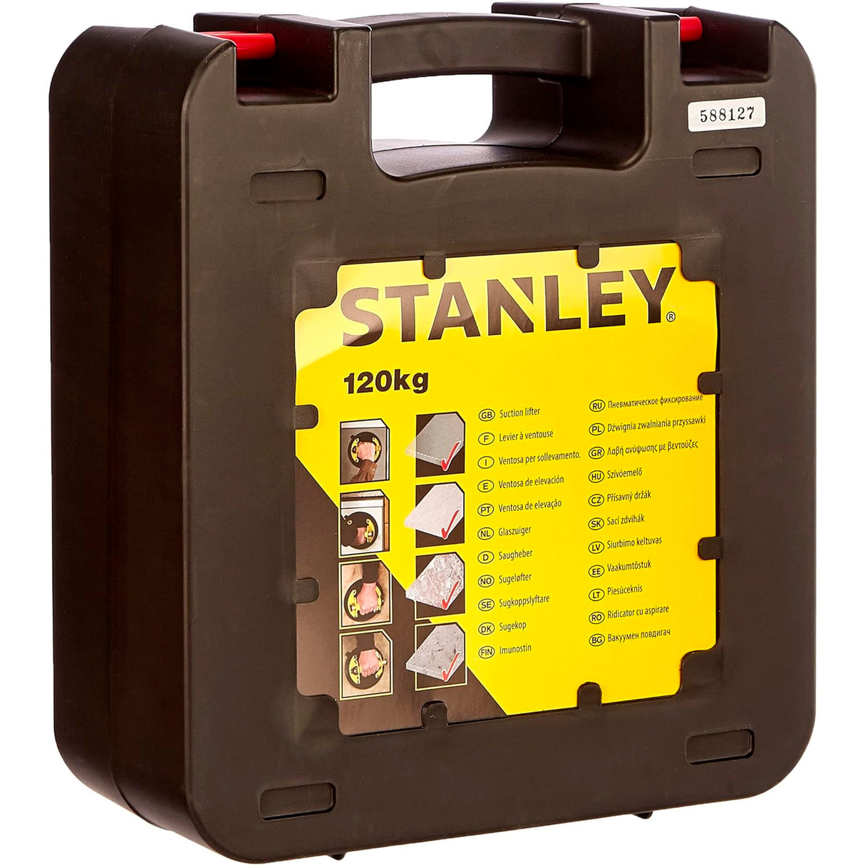 STANLEY Ventouse à pompe 120 kg 6-97-187