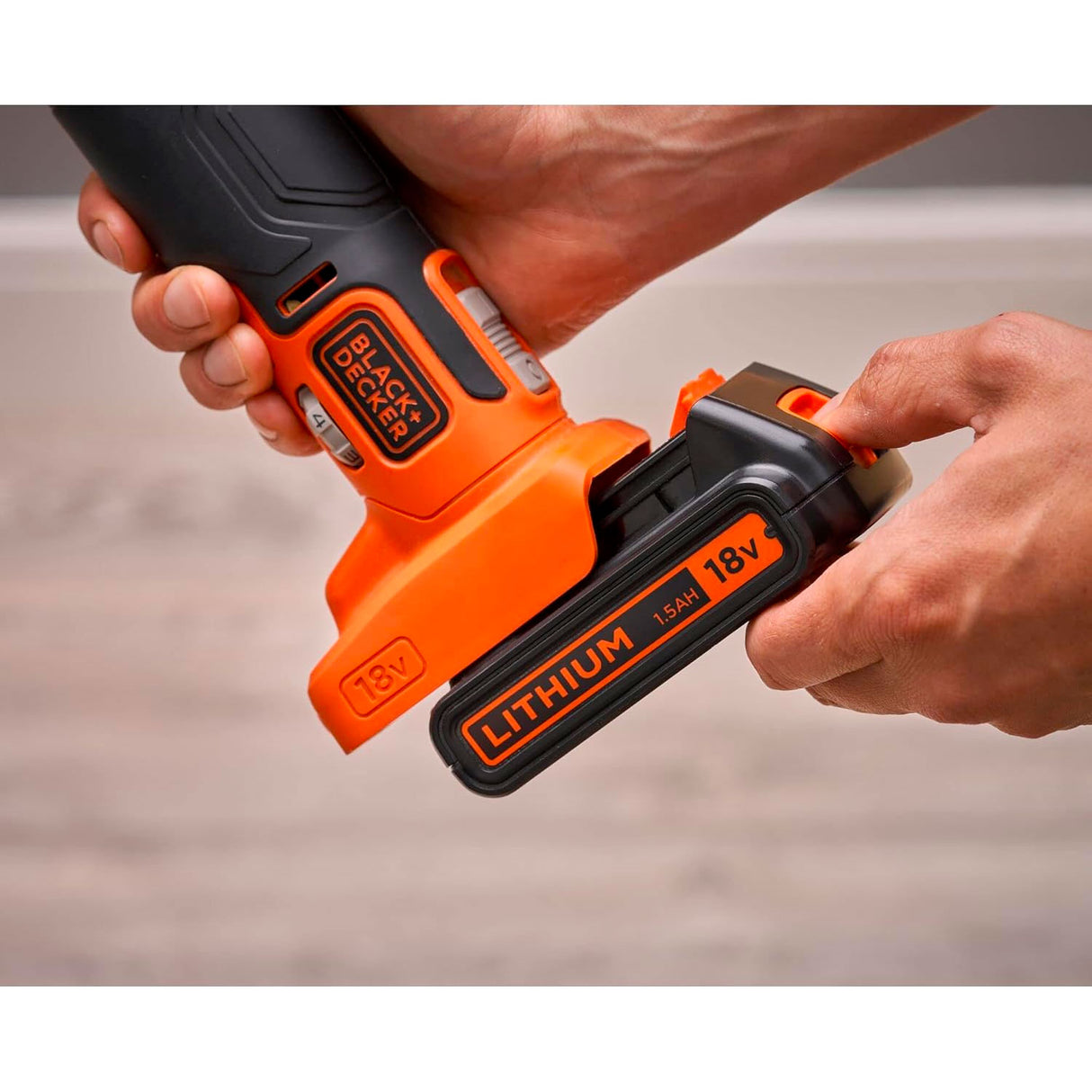 BLACK+DECKER Batterie lithium 18V 1,5Ah BL1518-XJ