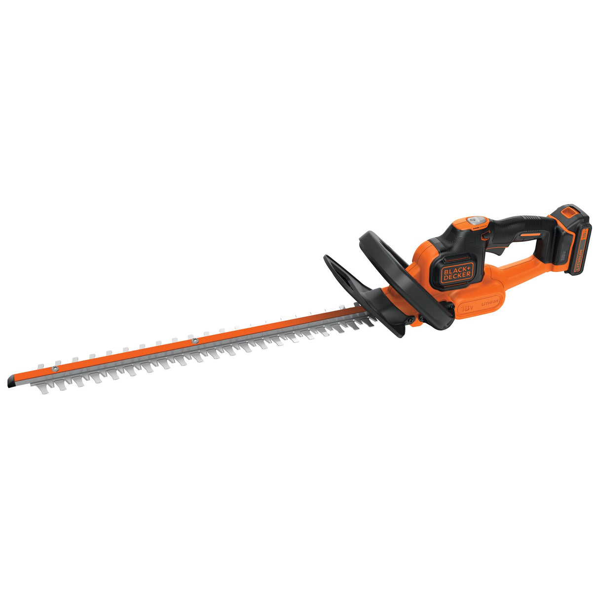 BLACK+DECKER Taille-haies sans fil 18V lame 50cm avec batterie et chargeur GTC18502PC-QW