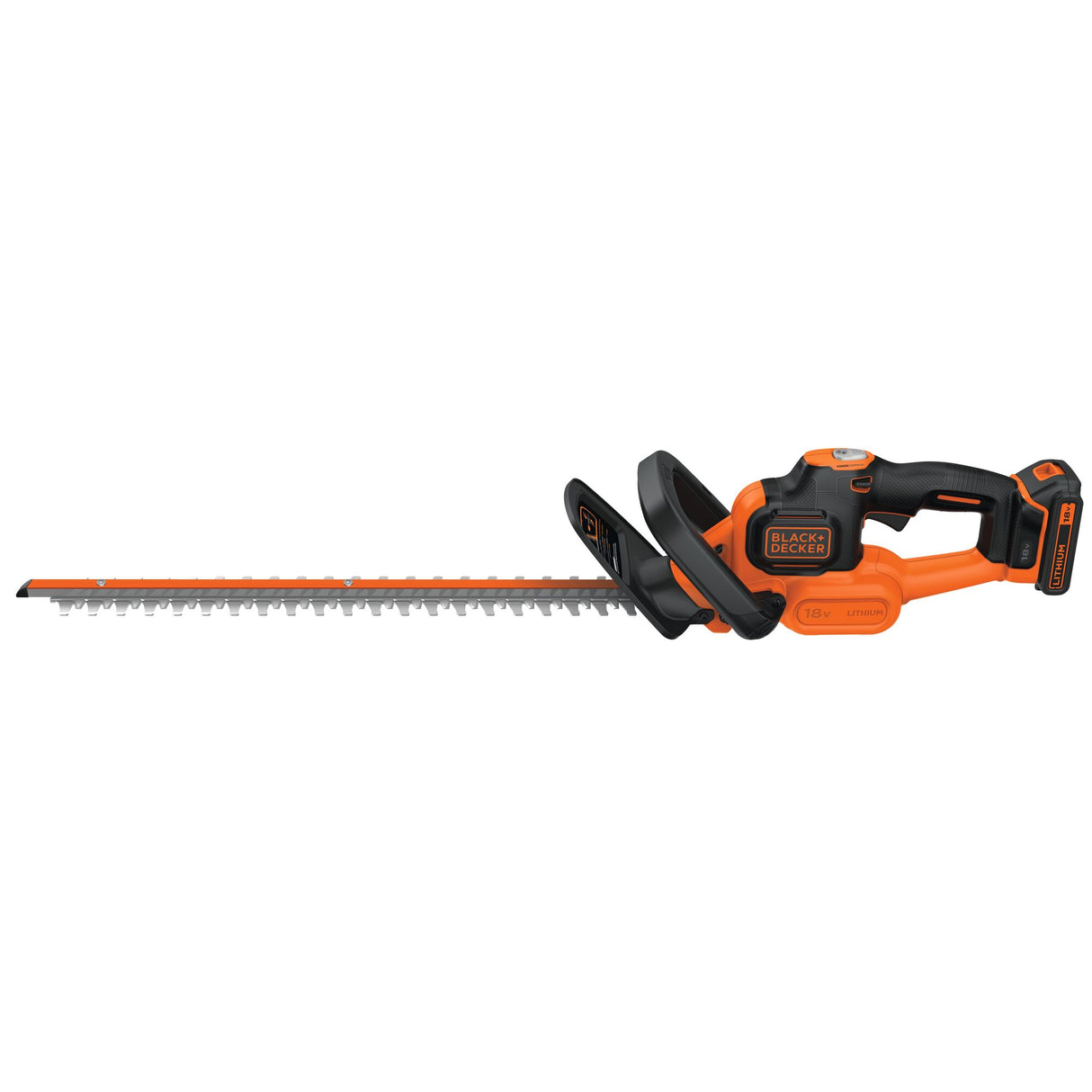 BLACK+DECKER Taille-haies sans fil 18V lame 50cm avec batterie et chargeur GTC18502PC-QW