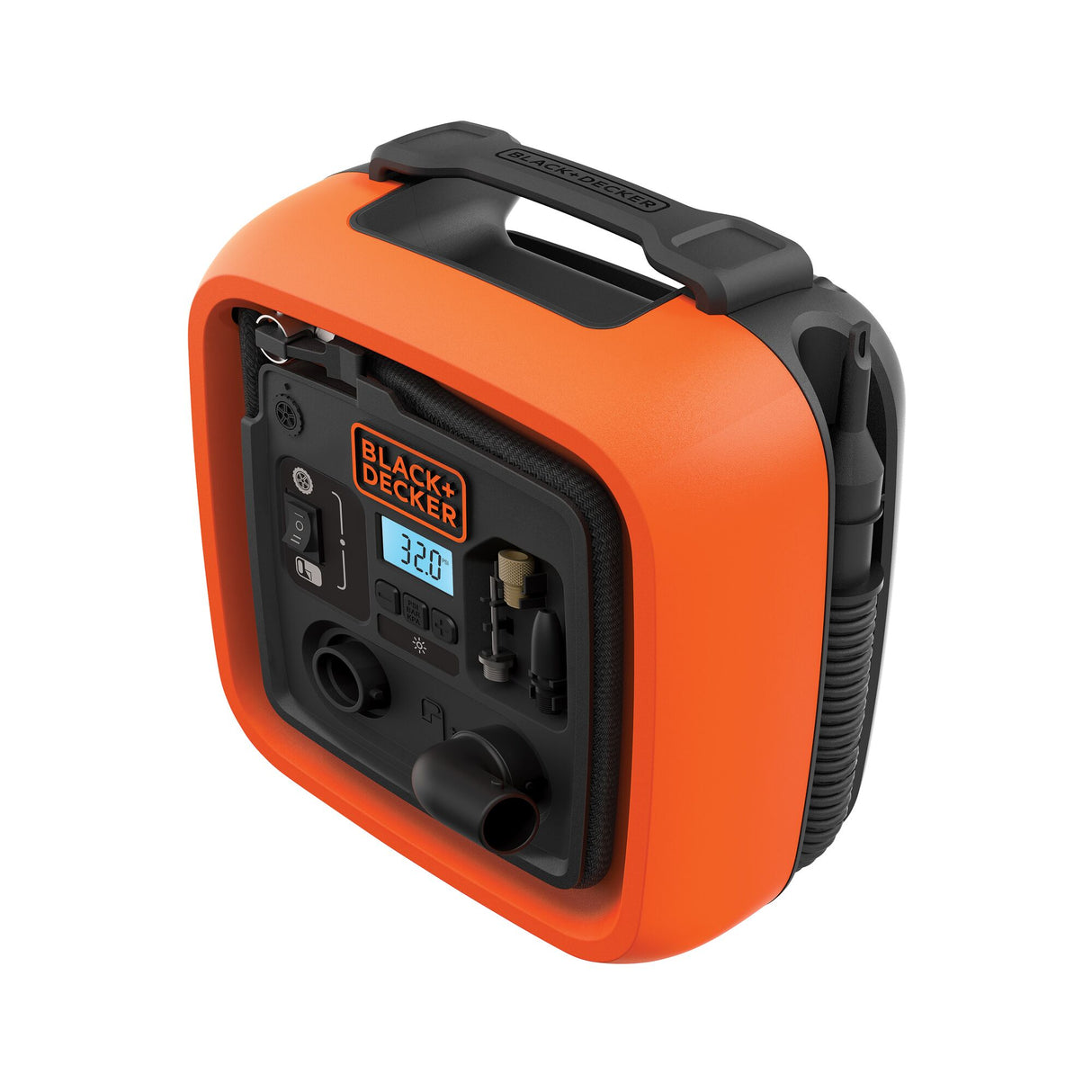 BLACK+DECKER Gonfleur-compresseur filaire - 11 bars 160 PSI BLACK+DECKER ASI400-XJ