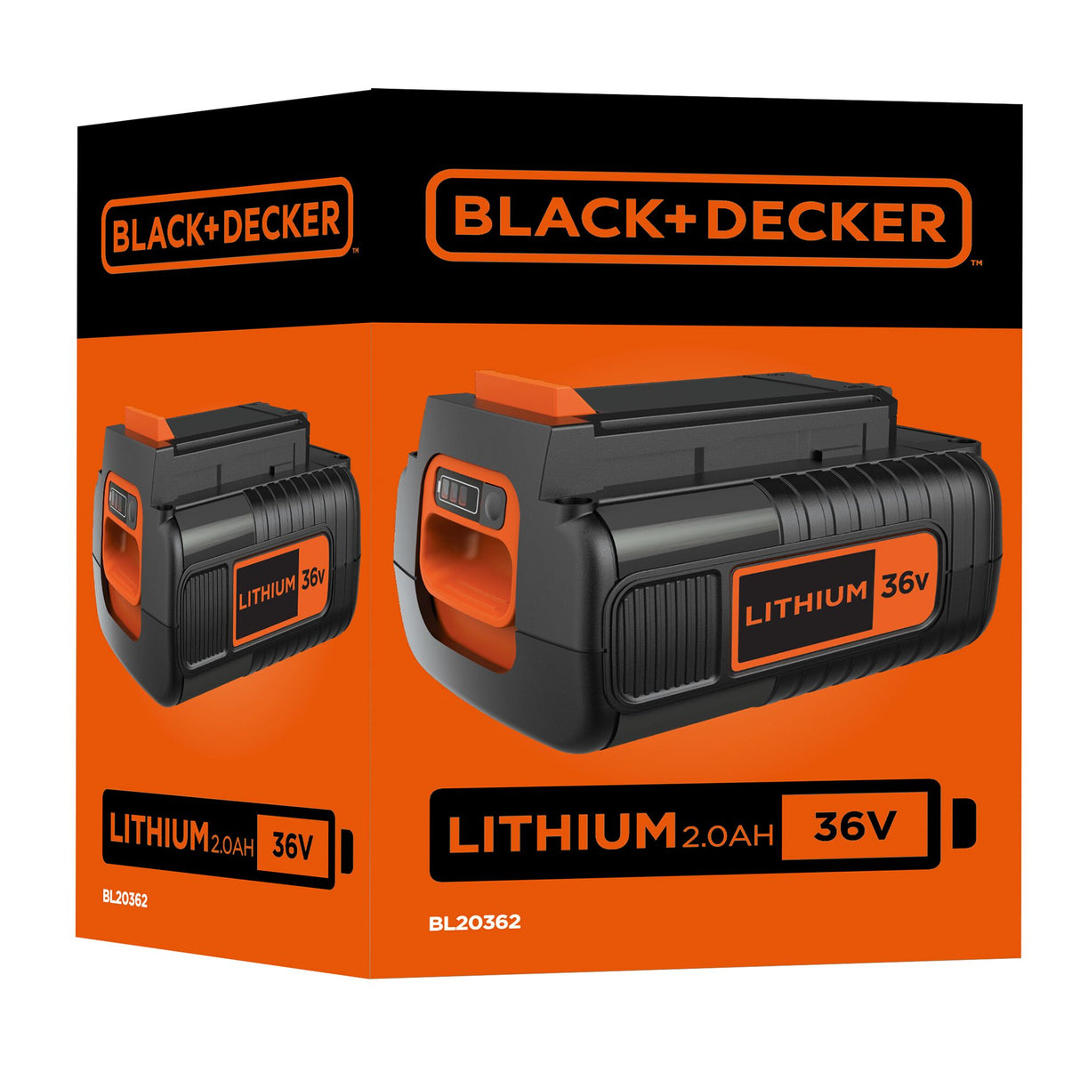BLACK+DECKER Batterie lithium 36V 2Ah Slide Pack BL20362-XJ