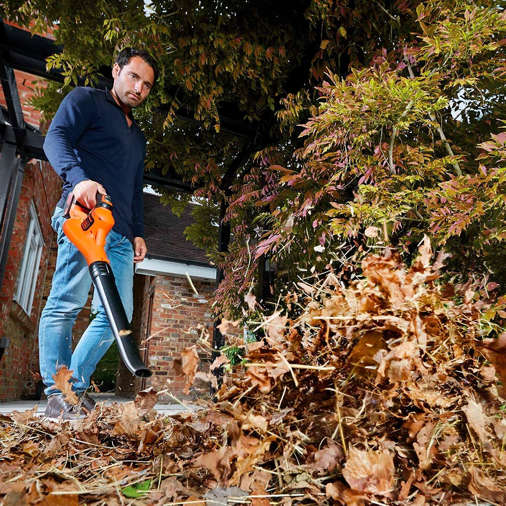 BLACK+DECKER Souffleur à feuilles sans fil 18V sans batterie GWC1820PCB-XJ