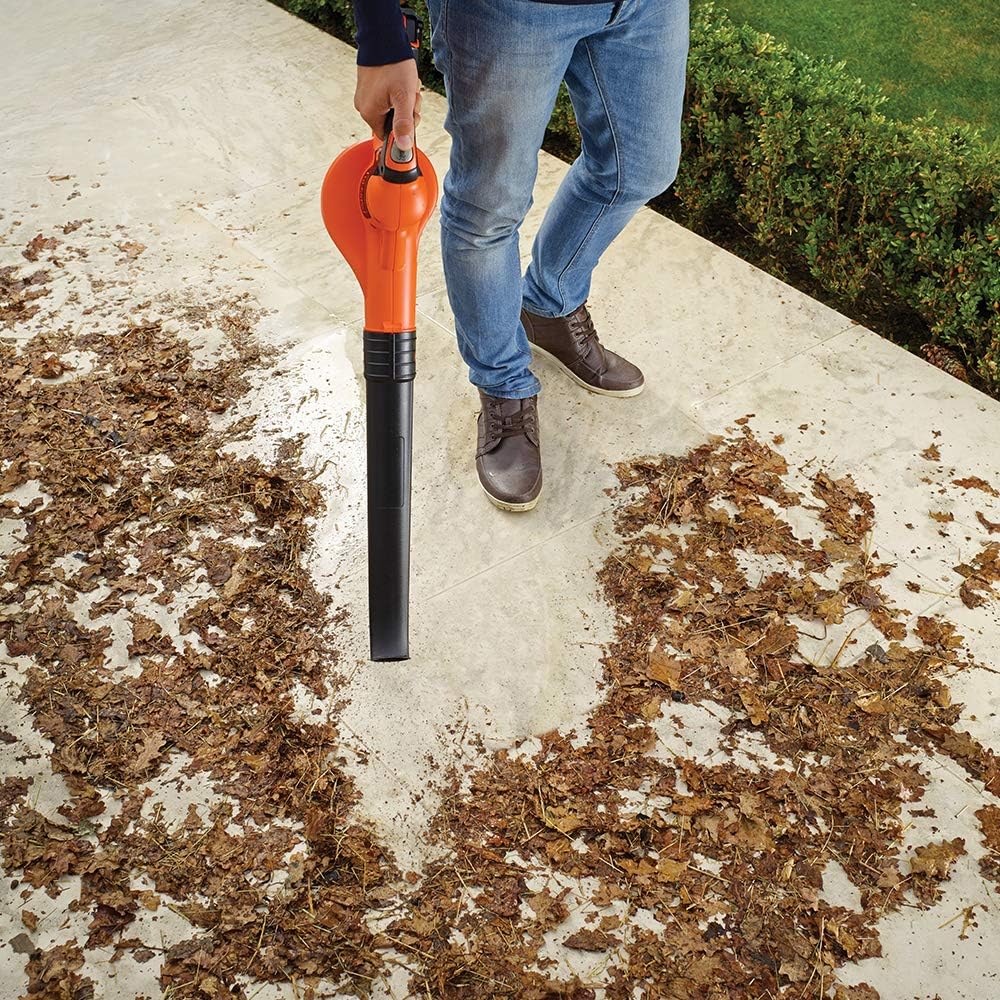 BLACK+DECKER Souffleur à feuilles sans fil 18V sans batterie GWC1820PCB-XJ