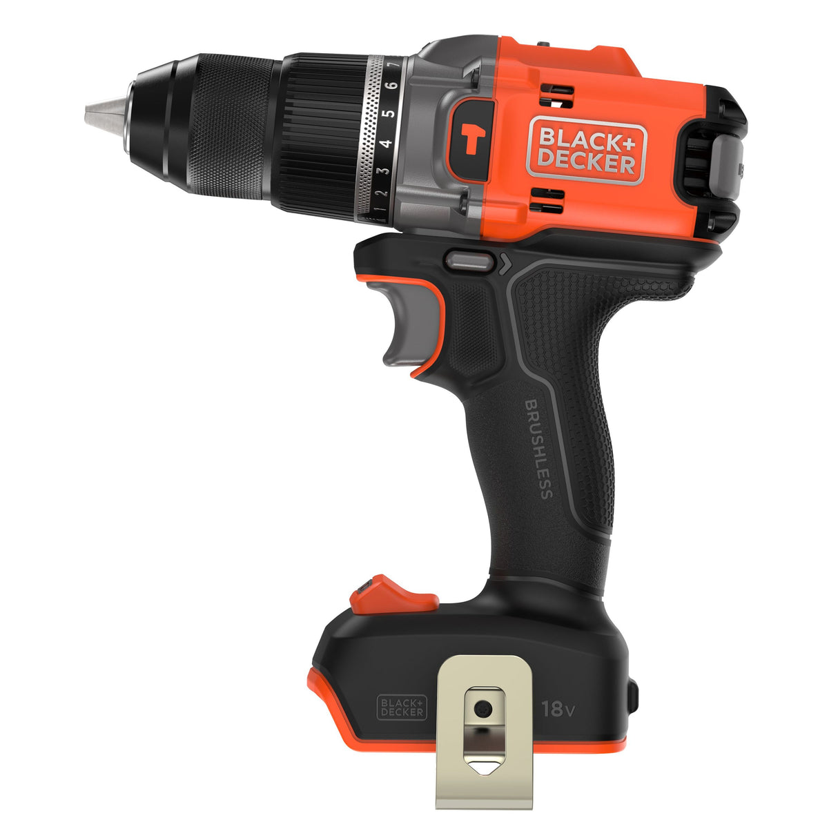 BLACK+DECKER Perceuse Visseuse à Percussion Éco-Responsable 18V Brushless, sans batterie