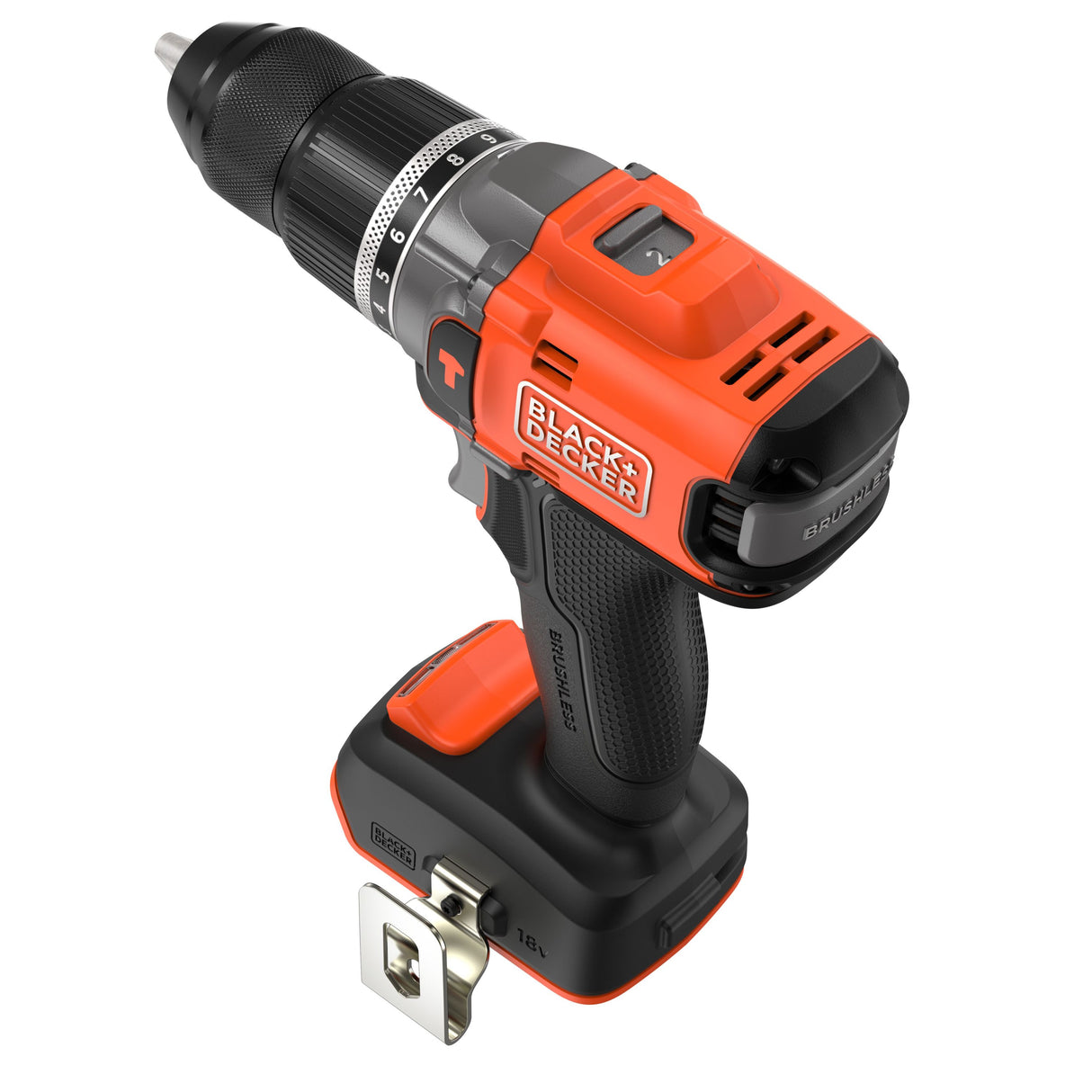 BLACK+DECKER Perceuse Visseuse à Percussion Éco-Responsable 18V Brushless, sans batterie