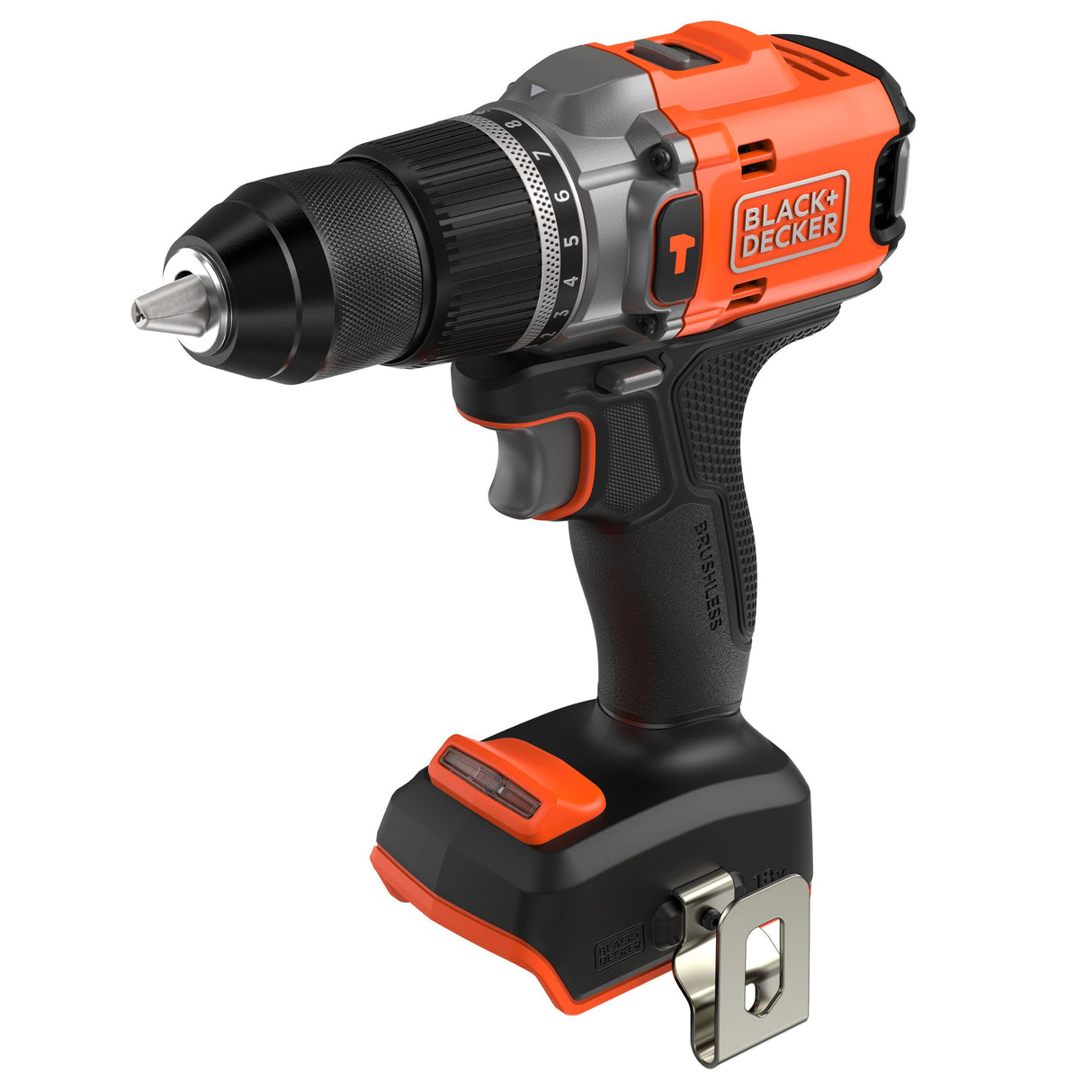 BLACK+DECKER Perceuse Visseuse à Percussion Éco-Responsable 18V Brushless, sans batterie