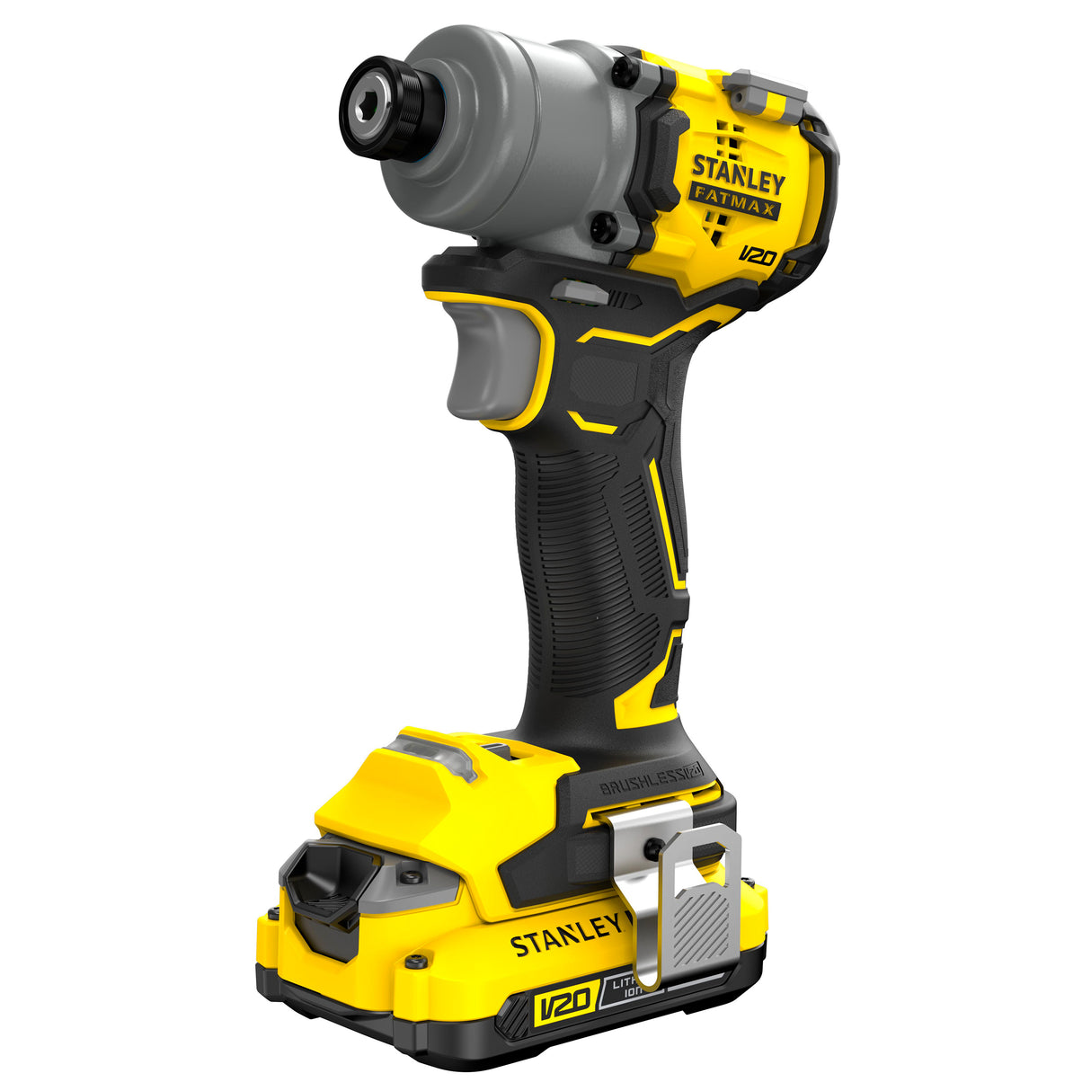 STANLEY FATMAX Visseuse à impacts 203Nm Brushless Lithium 18V 2 batteries 2Ah V20 SFMCF830D2K-QW