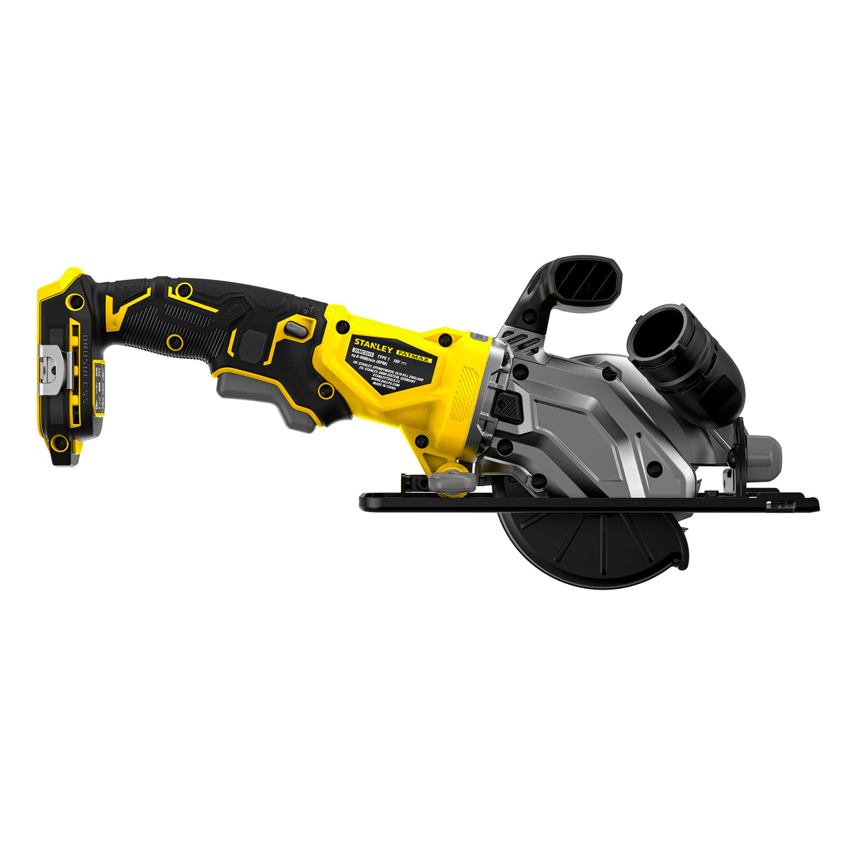STANLEY FATMAX Scie circulaire 115mm Brushless 18V V20 SFMCS515B-XJ
