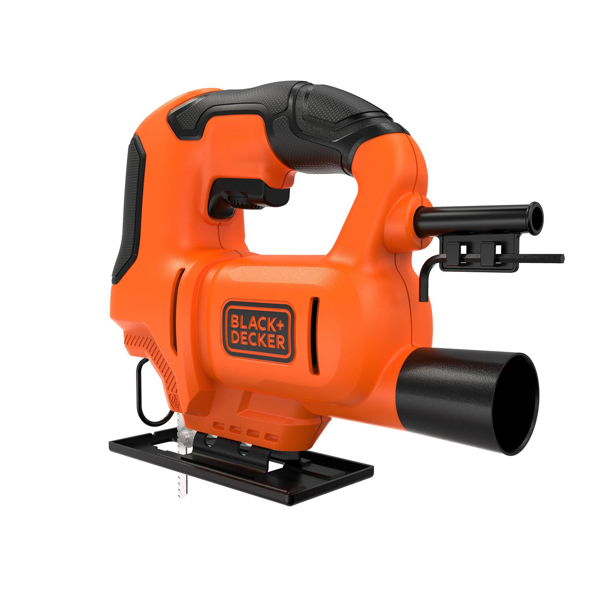 Scie sauteuse Black+Decker, outil électroportatif, couleur orange et noire