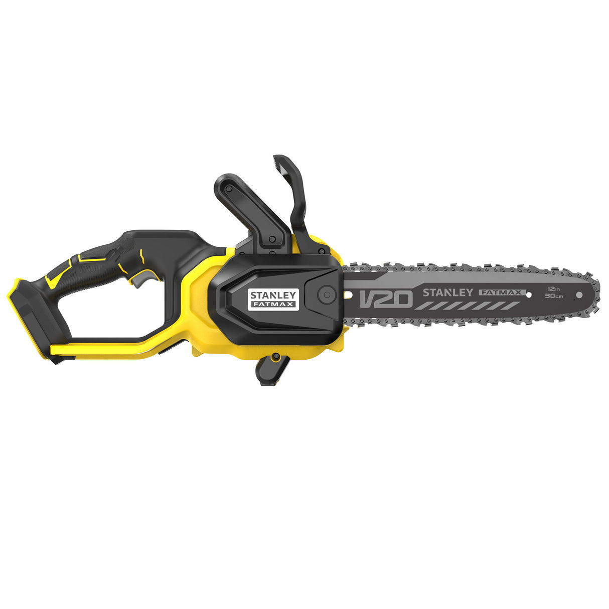 Tronçonneuse Stanley Fatmax V20, outil électroportatif jaune et noir