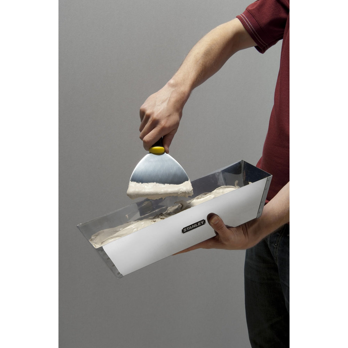 STANLEY Bac à enduit en acier inoxydable 300mm STHT0-05867