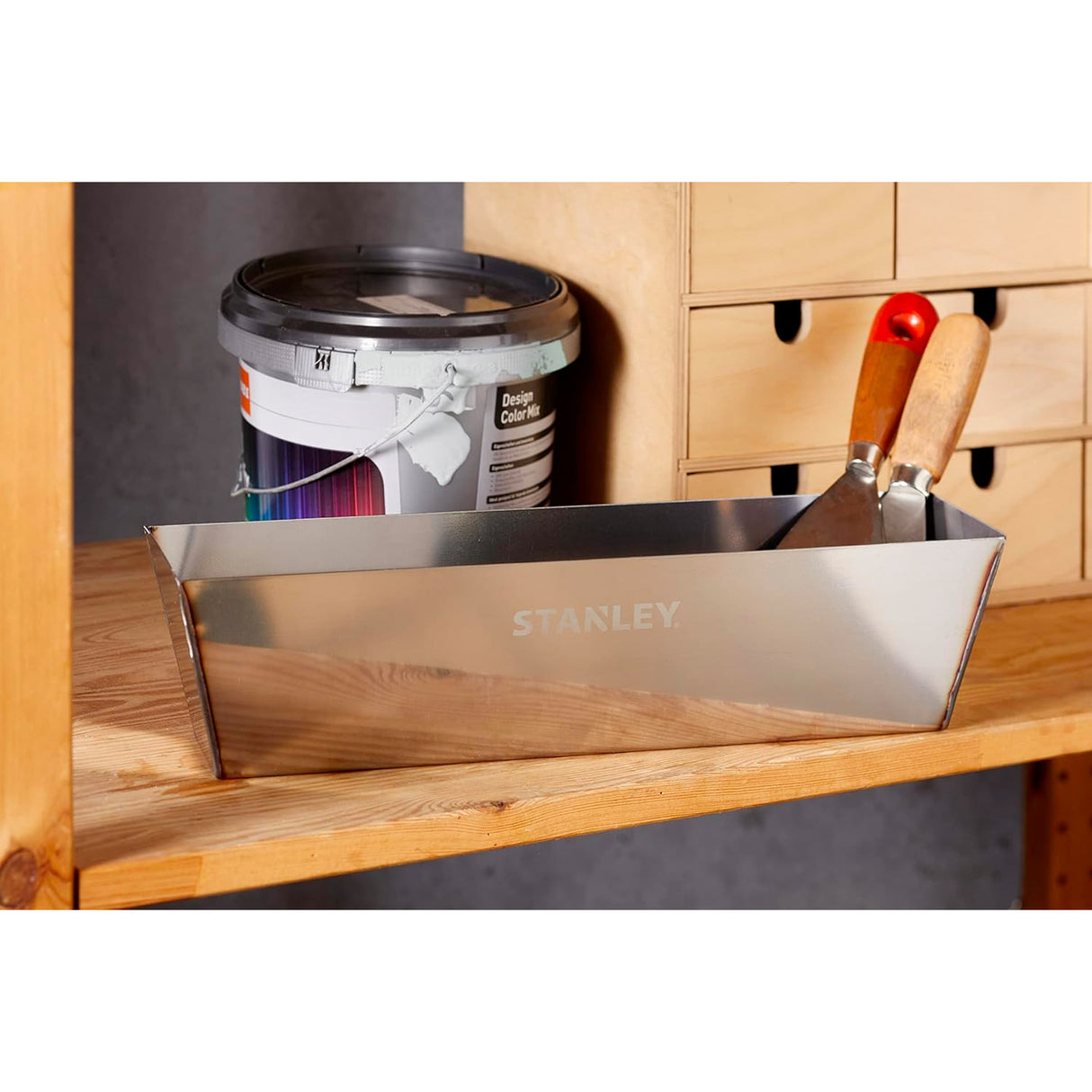 STANLEY Bac à enduit en acier inoxydable 300mm STHT0-05867